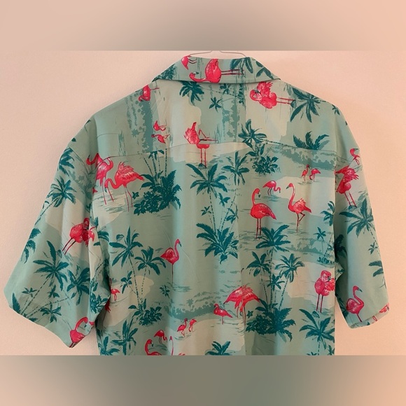 Aptro Tropical Hawaiian Short Sleeve Button Down Shirt Msn’s Sz XL - Picture 14 of 15